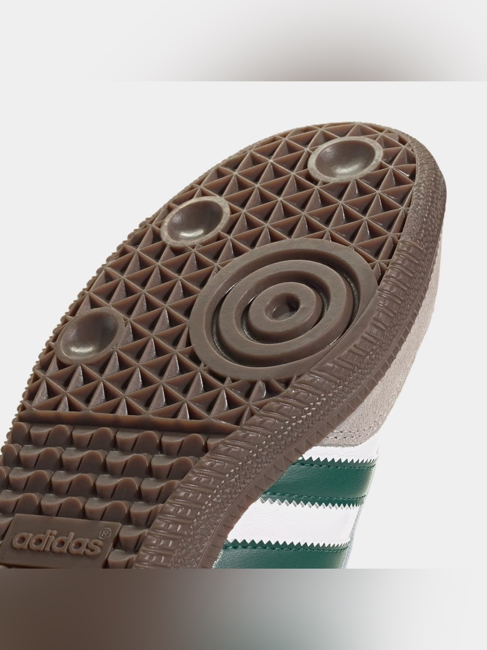 🆕 adidas Samba ADV Leather Sneakers in White, Green & Gum Men’s NWT SZ 9.5 - Picture 3 of 9